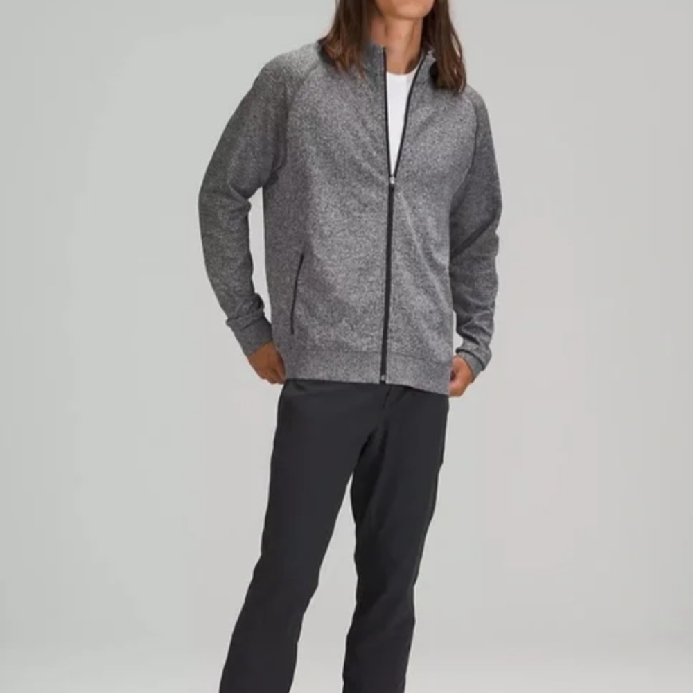 LULULEMON Grey Engineered Warmth Merino Wool Men's Jacket, XL